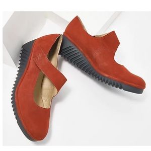 FLY London Leather Mary Jane - Lato